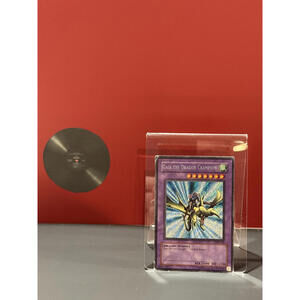 Gaia the Dragon Champion LOB-125 - Secret Rare - DAMAGED / BINDER HOLE FILLER